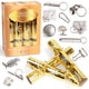 thumbnail image 2 of Regalo para fiesta de Navidad JOYIN, diseño dorado de copos de nieve, paquete de 12, 2 of 7