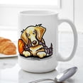 thumbnail image 6 of CafePress - Golden Retriever Player Large Mug - 15 oz Ceramic Large White Novelty Mug, 6 of 6