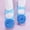 Sky Blue, variant on Kids Ballet Slippers for Girls, Non-Slip Suede Sole, Elastic Straps, Breathable Fabric, Sky Blue,Size 39