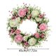 thumbnail image 3 of CaiYueKe Artificial Spring Wreath for Front Door, Home Garden Wall Decor, Indoor Outdoor Hanging Floral Greenery Arrangement, Plastic Green Leaves and Flowers, Mothers Day Party Wedding Decoration, 3 of 9