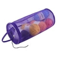 thumbnail image 3 of Bolsa de malla para guardar hilo de lana, bolsa para tejer y ganchillo (morada), 3 of 6