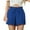 Blue, variant on Pxkloy Womens Summer Shorts with Pockets High Waist Wide Leg Cute Short Ruffle Waist Drawstring Casual Shorts for Vacation Blue,S