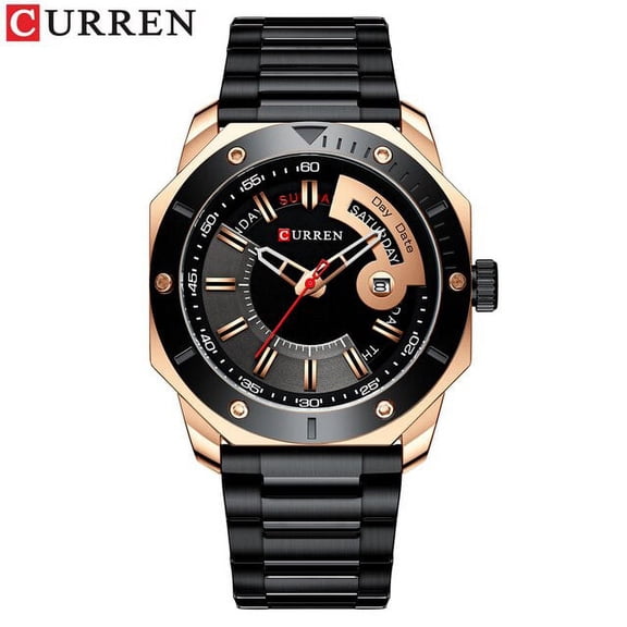 CURREN 2020 New Mens Watches with Stainless Steel Creative Men's Watches Casual Military Quartz Clock Relogio Masculino