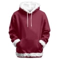 thumbnail image 6 of Women's Hoodie 2025 Long Sleeve Trendy Plain Drawstring Hooded Sweatshirt with Pockets Pullover Top, 6 of 6