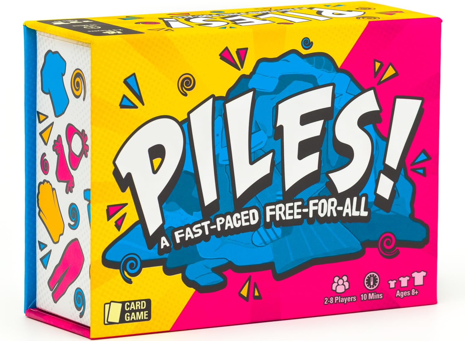 Piles! Jeu De Cartes Rapide En Famille – Dès 8 Ans, 2 à 8 Joueurs, Parties De 10 Minutes – Idéal Voyage Et Soirées