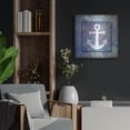 thumbnail image 4 of Luxe Metal Art 'Beach House Anchor' by Lightbox Journal, Metal Wall Art, 24"x24", 4 of 8