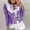 Purple, variant on ZAZYULZ Women Casual Fashion Sequin Sequins Sparkling Cardigan Jacket(Purple,Xxl)