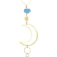 thumbnail image 2 of Adorno de cristal cuentas de colores sol luna colgante campanillas de viento decoración (R) JShteea Libre de BPA, 2 of 8