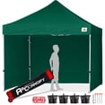 thumbnail image 2 of ABCCANOPY 10 ft x 10 ft Metal Pop-Up Commercial Canopy Tent with walls, Green, 2 of 8