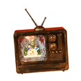 thumbnail image 3 of Almencla Christmas Music Box ,Light up Christmas Snow Globe, Christmas Scene Crafts Lighted Christmas Decoration Night Light for Gifts D, 3 of 8