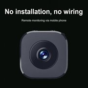 Smart Wireless Security Camera Motion Detection Wifi Surveillance Camera (Black)