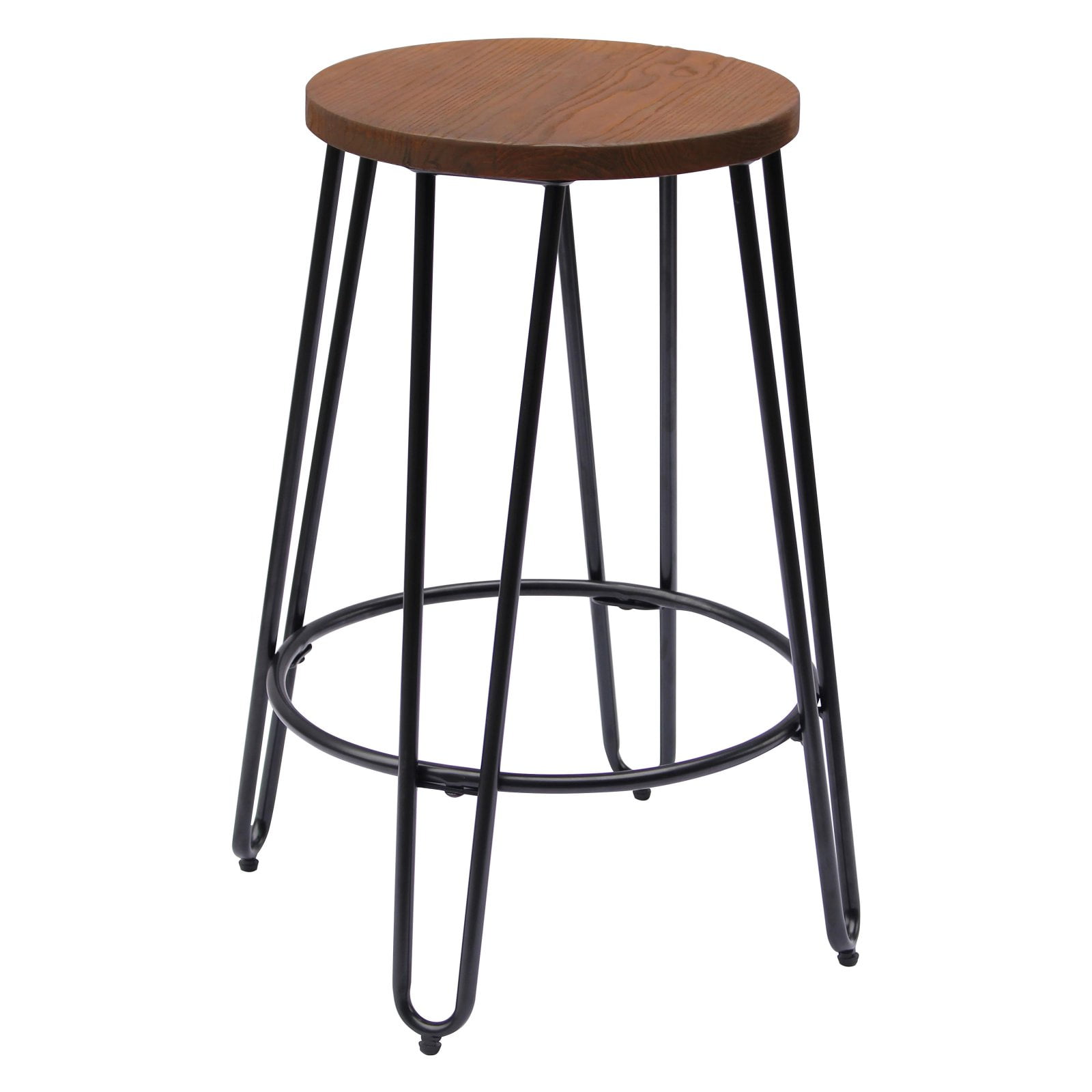 Quinn Counter Stool in Natural Metal Finish