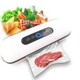 thumbnail image 1 of Machine de Scellage sous Vide, Scelleuse d'Air sous Vide par Système de Scellage Automatique pour la Conservation des Aliments avec Coupeur Intégré Modes Aliments Secs et Humides Voyants Led Facile à Nettoyer, 1 of 7