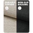 thumbnail image 2 of SHIQI-Runners Rugs for Hallway Non Slip (Rubber Backing), Carpet Runners for Hallway Living Room Bedroom, Washable Kitchen Runner Rug, Hallway Runner Rug, 2'x6.9', Khaki(Rolled-up NO Creases), 2 of 4