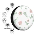 thumbnail image 5 of 16'' Flower Leaves Pattern Tire Cover, Universal Spare Wheel Covers, Dust-Proof, Water-Proof, Sun-Proof and Corrosion-Proof, 5 of 9
