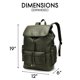 thumbnail image 5 of Mochila ELLE Wayfarer 23L Monograma Verde Oliva para Viaje, 5 of 7