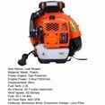 thumbnail image 6 of Seipouy 80CC Gas Leaf Blower, 4.8HP Backpack Blower with 900CFM Air Volume and 206MPH Wind Speed, Powerful 2-Stroke Engine for Heavy-Duty Lawn, Yard, and Parking Lot Cleanup, 6 of 10