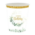 thumbnail image 2 of Hovilon 20 Pieces Sage Greenery Party Supplies Tableware Set Eucalyptus Leaf Jungle Theme Party Table Decorations Bridal Baby Shower Birthday Wedding Paper Cups, 2 of 5