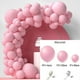 thumbnail image 1 of Globos de color rosa, 100 piezas de guirnalda de globos de color rosa oscuro, kit de arco de globos de color rosa de 5, 10, 12 y 18 pulgadas para decoraciones de niños para fiestas de cumpleaños., 1 of 5