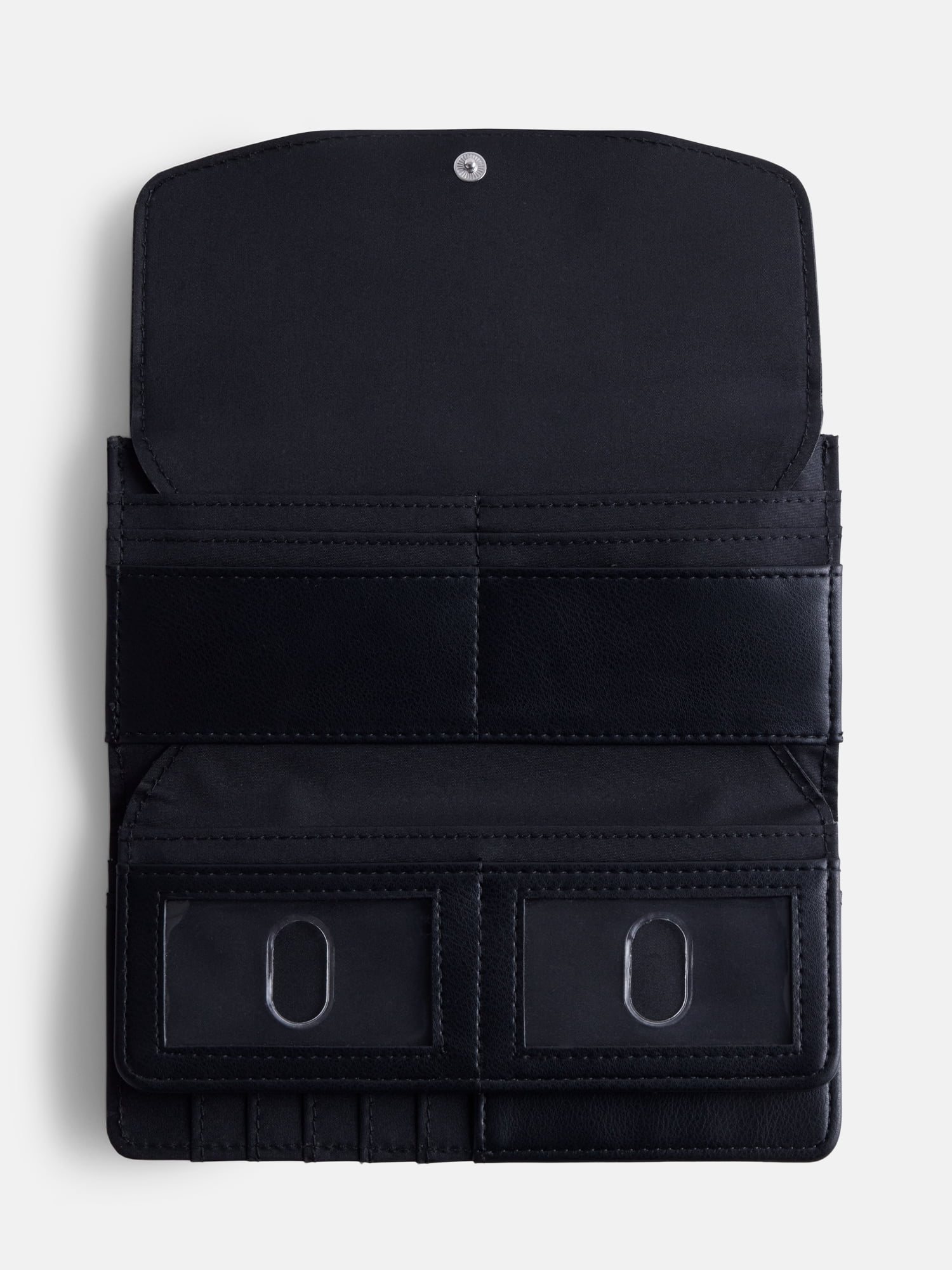 Scenario Women's Bulk Clutch Wallet, Black