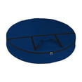 thumbnail image 7 of COVERS&ALL Christmas Wreath Storage Bag 18 Oz with Carrying Handle & Dual Zipper - 100% Water Resistant Durable Material Storage Bag - Holiday Xmas Tear Resistant Bag (34" Dia x 7" H, Blue), 7 of 7