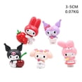 thumbnail image 1 of Figuras de Anime Kawaii Mini Sanrio, Hello Kitty, Kuromi, My Melody, Pom, Purin, Pvc, modelo para decoración de pasteles, regalo, 1 of 4