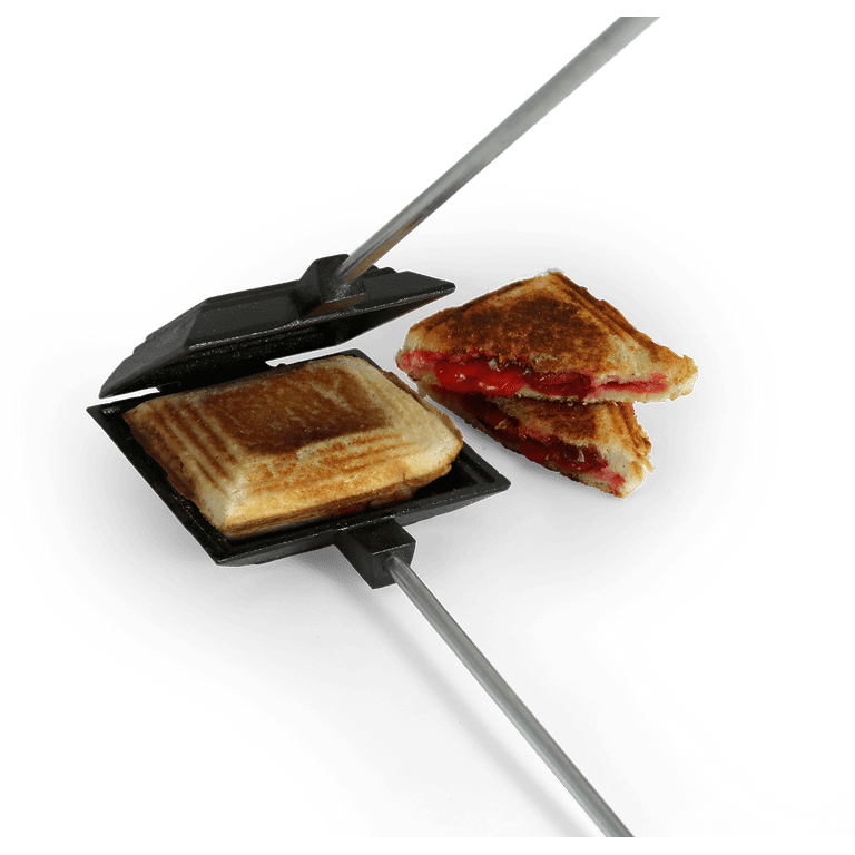 Outdoor Use Cast Iron Sandwich Grill Jaffle Iron Cast Iron