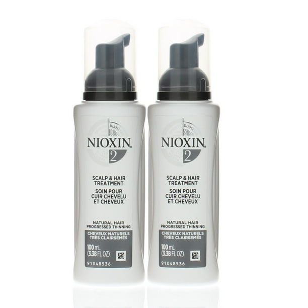 Nioxin Hair Care System 2 Scalp & Hair Treatment 3.38oz (Pack of 2
