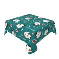 thumbnail image 2 of Wukai Love Dog Waterproof Tablecloth for Kitchen Dining, Fits Square Tables for 2-4 Seats -54"x54", 2 of 7
