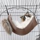 thumbnail image 2 of Gato hamaca cama cama colgante transpirable suave mascota jaula hamaca para jaula Café 53x35cm Zulema Hamaca para gatos para jaula, 2 of 7