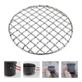 thumbnail image 2 of MIANGASTORE Portable Outdoor Pot Rack Barbecue Roud Stove Stainless Fire Wood Mesh Grid, 2 of 8