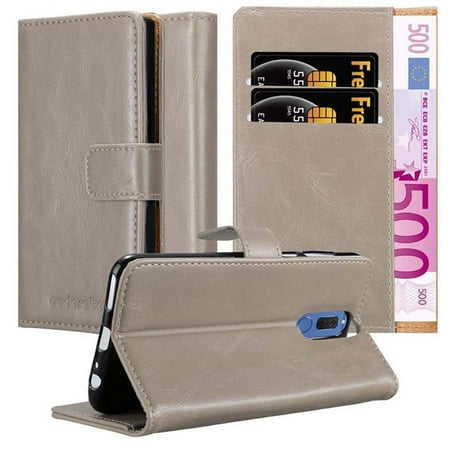 Cadorabo Case for Huawei MATE 10 LITE Cover in CAPPUCCINO BROWN magnetic closure