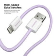 thumbnail image 5 of Liquipel Powertek Pastel Braided USB-A to Lightning - Purple, 5 of 7