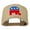 Khaki, variant on Republican Elephant USA Embroidered Mesh Back Cap - Black OSFM