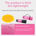 thumbnail image 4 of Primasole Thick Yoga Mat, 1/2-Inch Extra Thick NBR Mat with Enhanced Stability - Textured Design, Lightweight Mat with Carrying Strap & Case for Yoga, Pilates, Gym & Home Use (Multiple Colors), 4 of 7