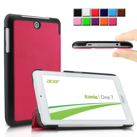 Infiland Ultra Shell Cover Case For Acer Iconia One B1-770 7-Inch Android Tablet, Magenta