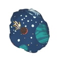 thumbnail image 2 of Kdxio Alpaca Astronaut in Space Print Shower Cap for Women,Elastic and Reusable,Double Waterproof Layers Bathing Hat, 2 of 9
