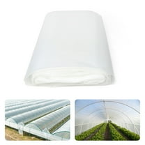 Fencer Wire 6 mil Clear Greenhouse Plastic Sheeting UV Resistant Polyethylene Greenhouse Film, Hoop House Cover for Horticulture, Gardening, Farming and Agriculture 90% Light Transmittance, 32’ x 50’