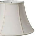 thumbnail image 2 of DUOSONG Slant Transitional Oval Softback Lampshade With Washer Fitter, Cream Cream Shantung Lighting Lighting & Lamps, 2 of 5