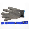 thumbnail image 5 of Guantes de carnicero de seguridad para talla de madera, mitones de seguridad resistentes al corte de malla de alambre de acero, rojo Feliz Sencillez, 5 of 5