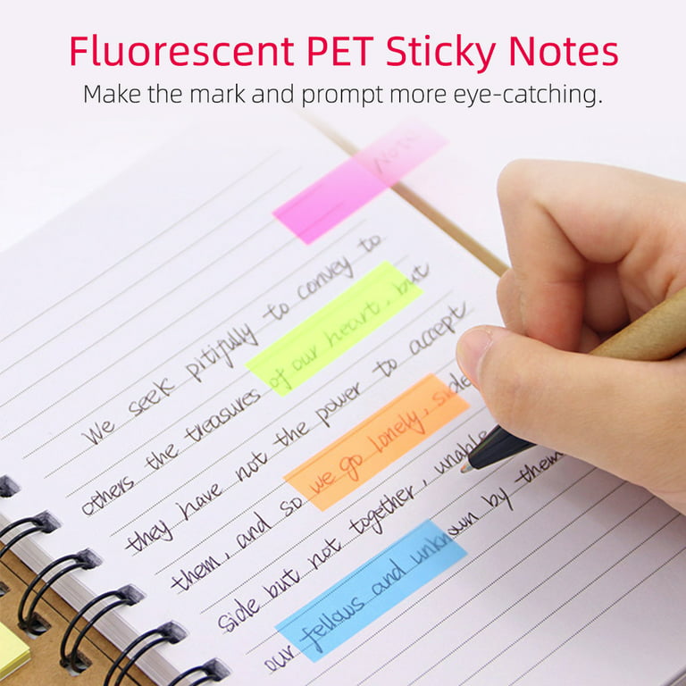 Buy Mtlee 1040 Pieces Sticky Notes s Index Tabs Neon Page Marker