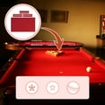 thumbnail image 6 of Dsseng Billiard Cloth Pool Table Felt for 7‘ 8‘ 9‘ Pool Table Pre Cut Bed & Rails   9ft Red, 6 of 9