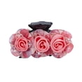 thumbnail image 2 of Travelwant Large Butterfly Octopus Ribbon Silk Chiffon Rose Flower Large Bows Plastic Hair Claw Clips Jaw Barrettes Grips Clamps Clasps Pins Decorative Buns Twist Hair Up, 2 of 7
