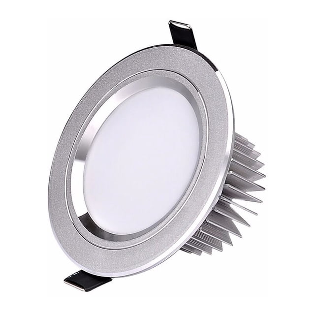Foco empotrable LED, plafón salón aluminio 5W spot - luz cálida JAMW Sencillez