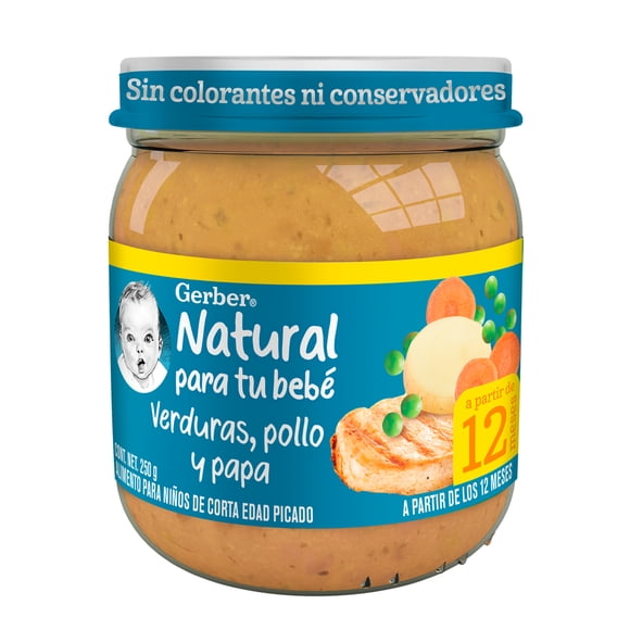 Alimento para niños Gerber gourmet pollo verduras y papa 250 g