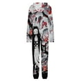thumbnail image 5 of Demon Slayer Nezuko Unisex Onesie Pajamas Zipper Jumpsuit Hooded One Piece Sleepwear for Family Mens Womens, 5 of 8