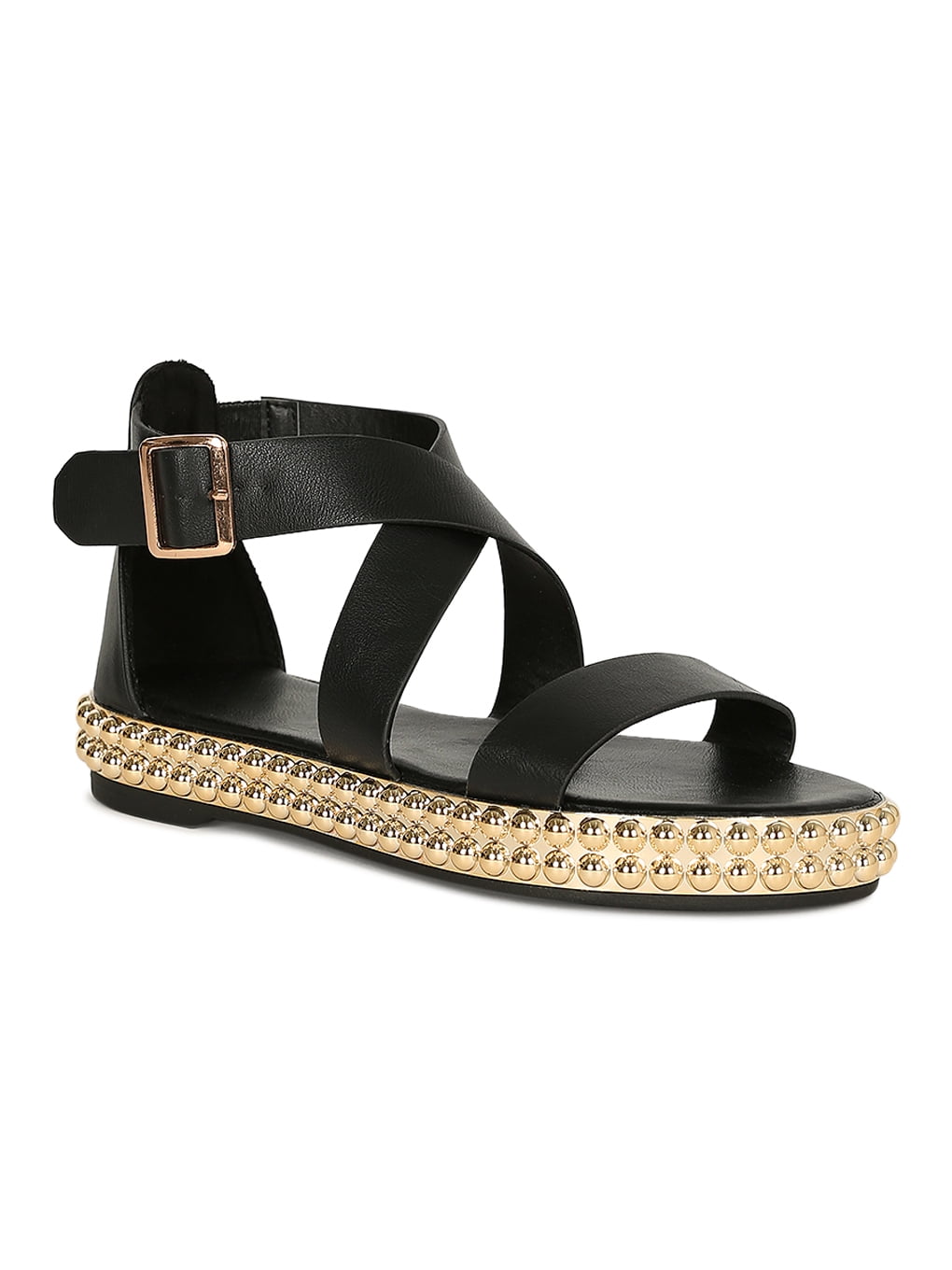 studded flatform sandals