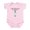Petal Pink, variant on CafePress - Born With The Surfing Gene Body Suit - Baby Light Bodysuit, Size Newborn - 24 Months