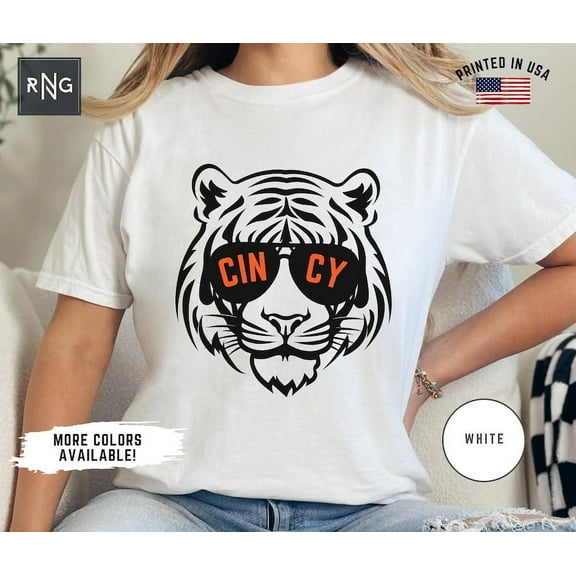 Cincinnati Football Shirt, Bengal Football Gameday Shirt, Cincinnati Football Apparel, Cincy Sports Fan, Retro Bengal Football Fan Gift Idea