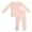 Pink, variant on ATAIKU 12M-6Y Toddler Bamboo Pajamas Set, Baby Kids Girl Leaf Snug Fit Long Sleeve Sleepwear 2-3 Years